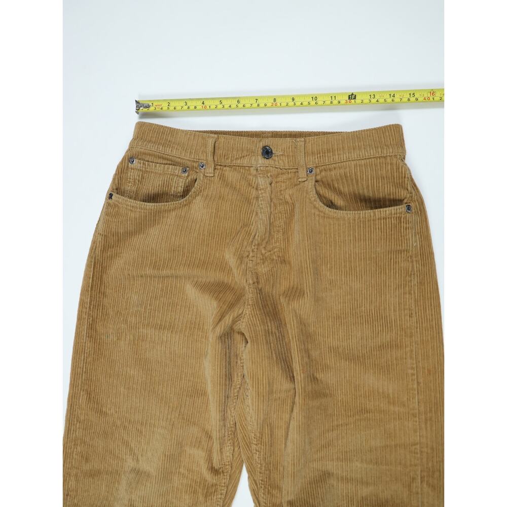 6397 Skater Jean Camel Stretch Designer Corduroy Pants Made in Italy Size 25 - Picture 14 of 16